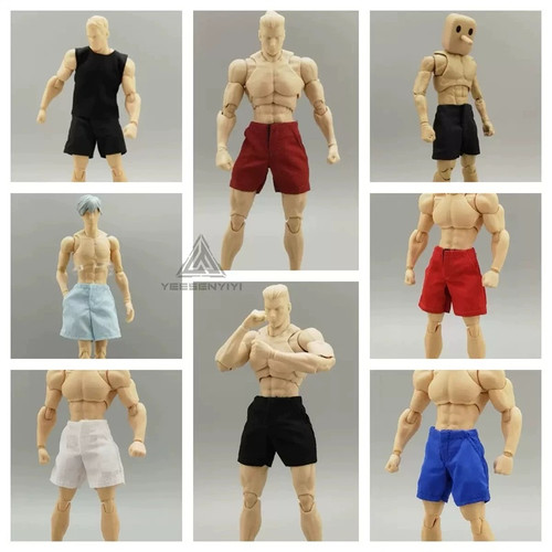 1/12兵人 DG-91 休闲潮流短裤15CM瘦体娃衣 适配VTOYS方大头现货