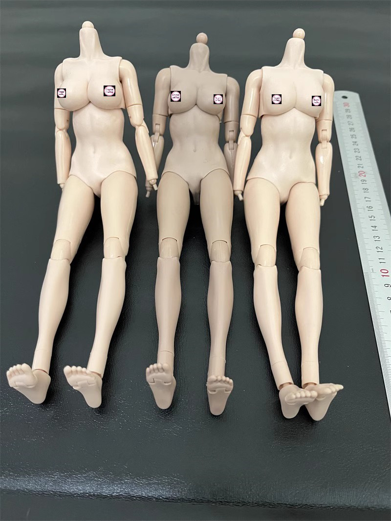 1/6女兵人 半包胶女素体 亚洲女人偶手办模型  关节可动 现货