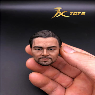 JXtoys-023 1/6兵人头雕 莱昂纳多 小李子 奥斯卡影帝 头雕 现货