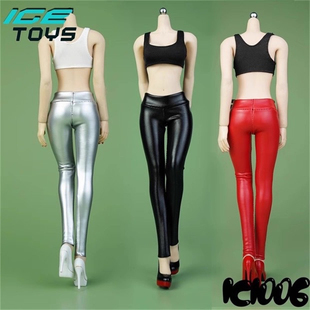 6女兵人 IC1006 高弹 ICE 包胶素体紧身弹力皮裤 修身 现货 TOYS