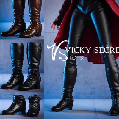 现货 vstoys 1/6 女兵人 18X02 两用长短靴 作战靴 潮流皮靴模型