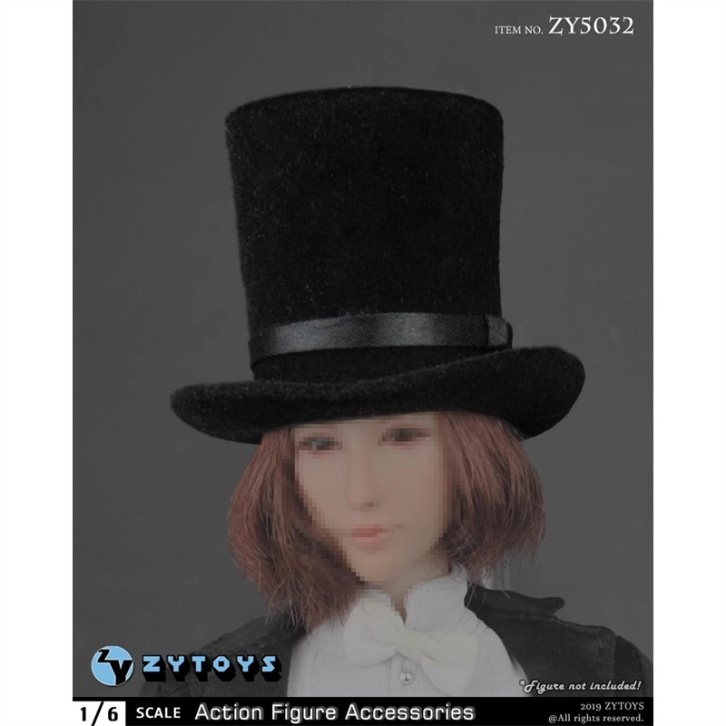 ZYTOYS 1/6 兵人 礼帽 ZY5032 帽子 模型玩具 兵人 男女通用 现货