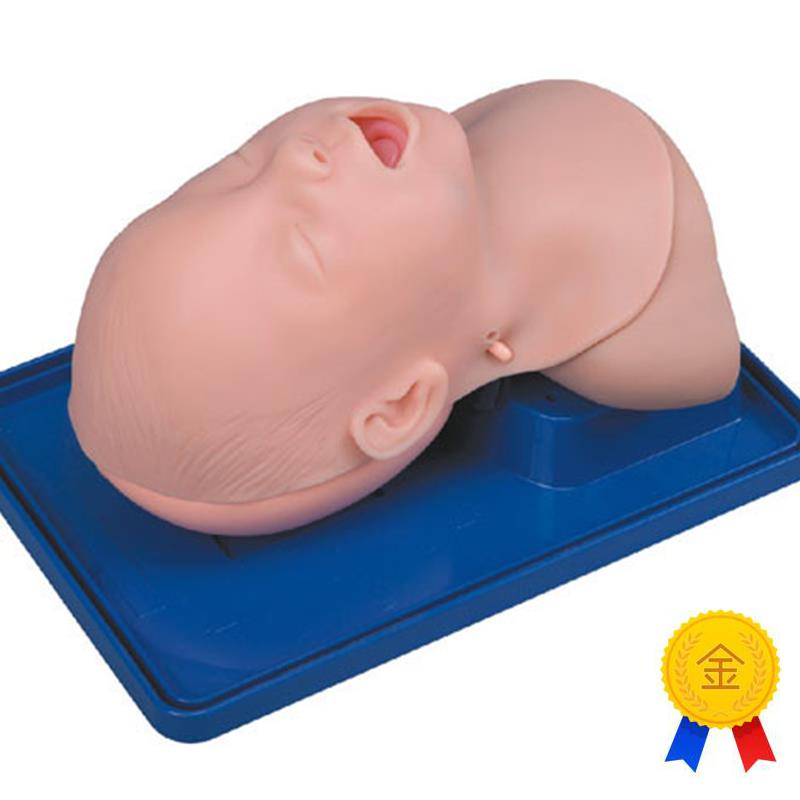 高级小儿a婴儿儿童小孩气管插管训练模型气道管理模具