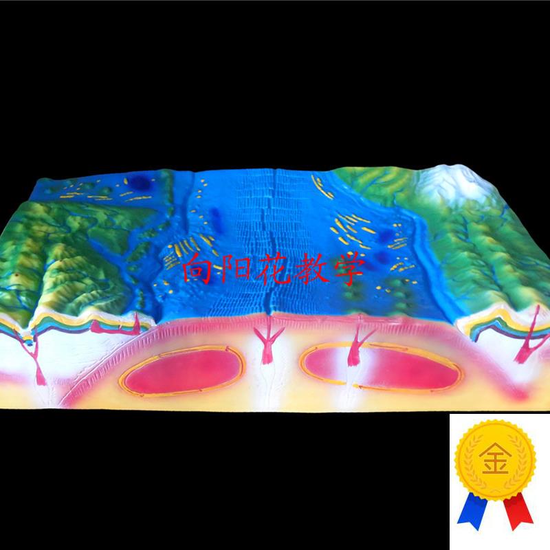 向阳花板块构l造及地表形态模型厂家直销包邮