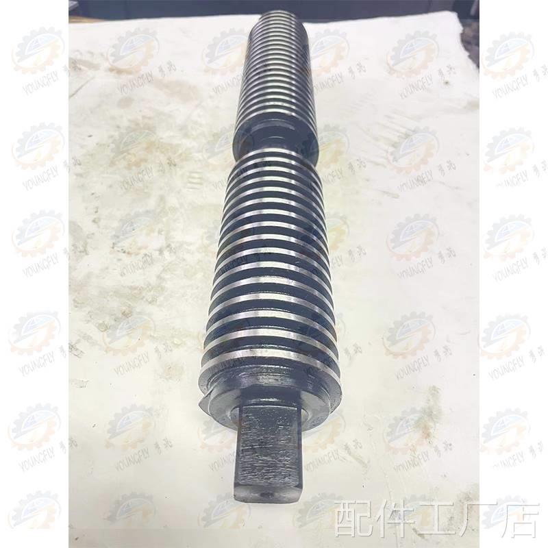 无2锡建华机床附件厂K72150四爪卡盘丝杆55*8*482螺杆 螺纹丝杆配