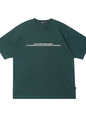 MYGE22SS 冲破界定概念印花纯棉重磅T恤