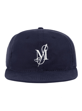 MYGESMART&EBBETS FIELD FLANNELS 复古斜纹纯棉刺绣平檐棒球帽