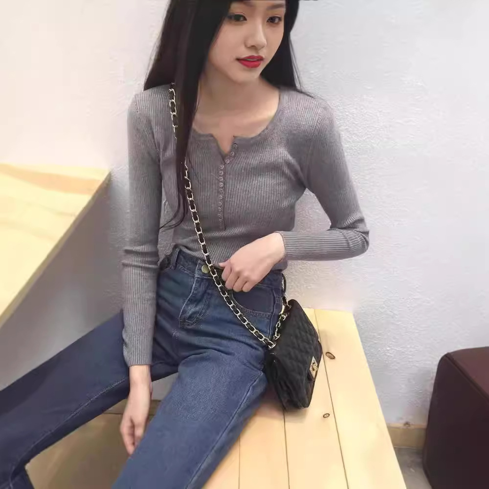 德国进口低领毛衣女秋季很仙的心机上衣设计感内搭长袖洋气百搭