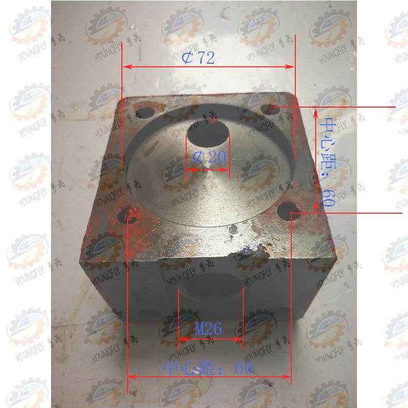 机床配件机床南通 m7130a平面磨床工作台液压油缸左,右支架配件