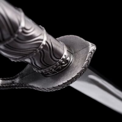 刀剑花纹钢手工锻打65式骑兵指挥刀影视冷兵器硬宝剑未开刃