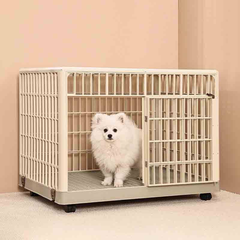 亚马逊狗笼子中型犬小型大型树脂狗笼宠物笼狗狗家用室内别墅围栏