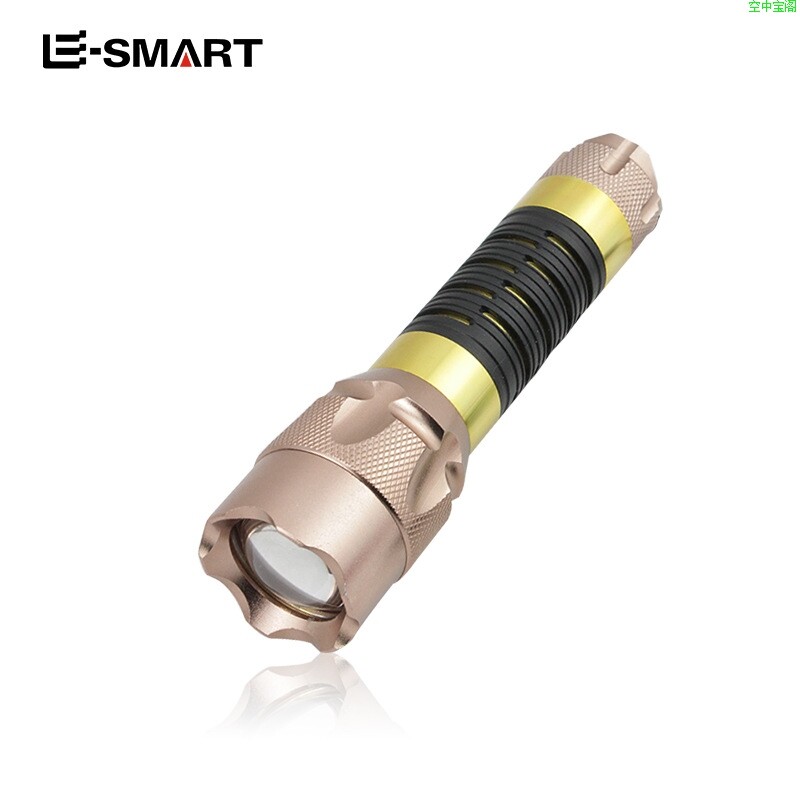 xml-t6强光充电手电筒旋转变焦led强光手电筒骑行灯