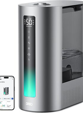 德国代购Dreo 6L Smart Humidifier 6升 智能冷热加湿器