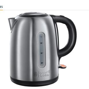 英国代购Russell Hobbs Electric Cordless Kettle不锈钢电热水壶