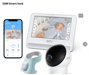 Baby Sock Smart S360 婴童智能摄像头 Camera EUFY 美国代购