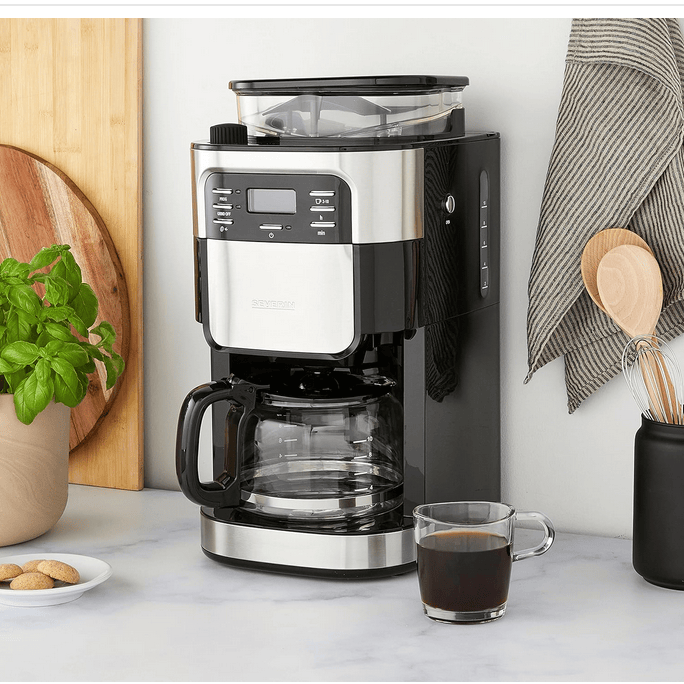 德国代购Severin Coffee Machine Grinder KA 4810带磨豆器咖啡机