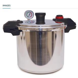 美国代购T-fal Pressure Cooker 22 Quart 特福20升铝制高压锅