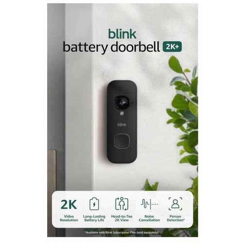 美国代购All-new Blink Video Doorbell 2025年版全新门铃摄像头