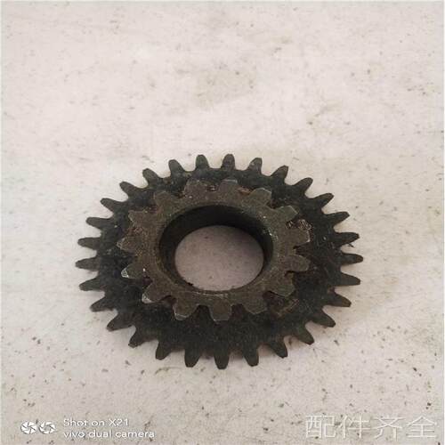 机床配件上海江宁机床CA6163/C630车床配件34364双联齿轮Z15/29孔