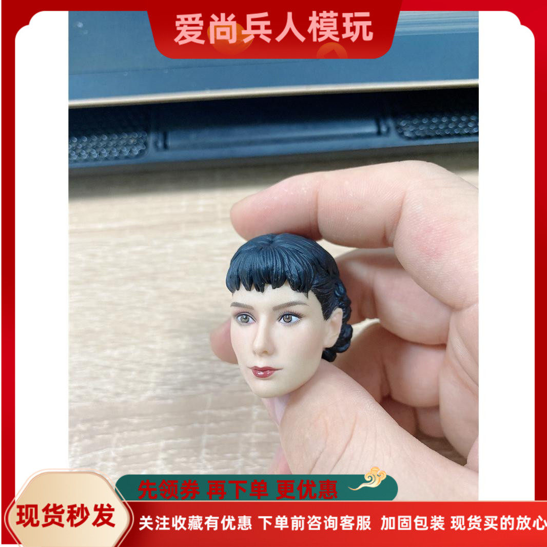 1/6 兵人头雕 罗马假日 奥黛丽赫本 美女头雕 适合包胶素体 现货