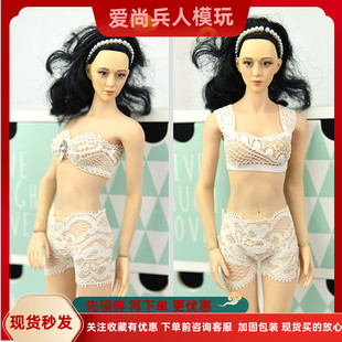 1/6女兵人 吊带蕾丝内衣 内裤 适合岚包胶 PHl钢骨包胶素体 现货