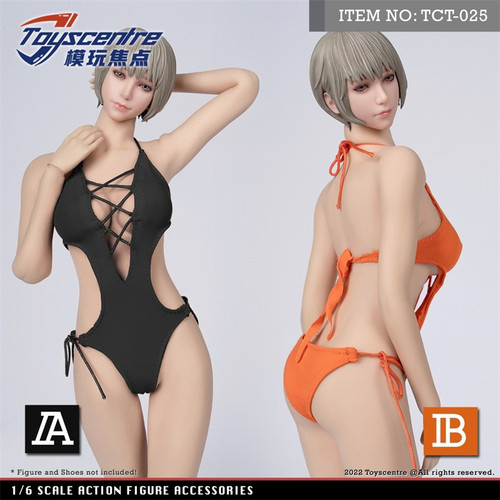 Toys centre 模玩焦点 1/6兵人TCT-025 女式性感连体衣 泳衣 现货