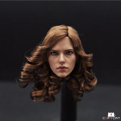 CopyCat 1/6兵人美国队长3内战 黑寡妇5.0头雕 斯嘉丽.约翰逊现货