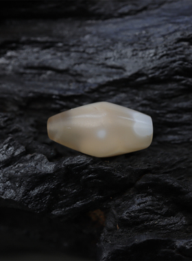 〓老〓精品千年天然白色缠丝玛瑙老珠子古珠手串项链配珠隔珠男女