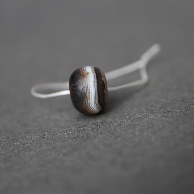 〓老〓特价藏传包老千年药师珠玛瑙旁系天珠药师珠子手串配珠隔珠