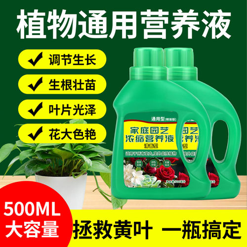 植物营养液通用型家用养花卉绿萝水培绿植多肉盆栽发财树液体肥料