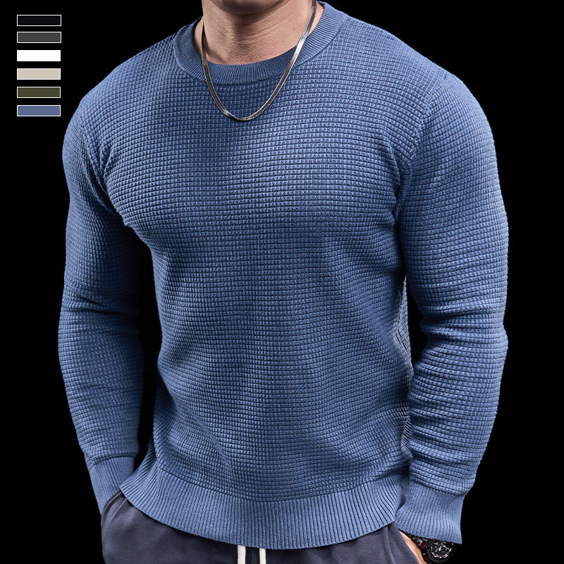 霸道肌肉秋冬季新款男士运动健身跑步训练服圆领长袖男打底针织衫,运动服/休闲服装,健身衣,淘宝优惠券,粉丝福利购,淘宝优惠卷