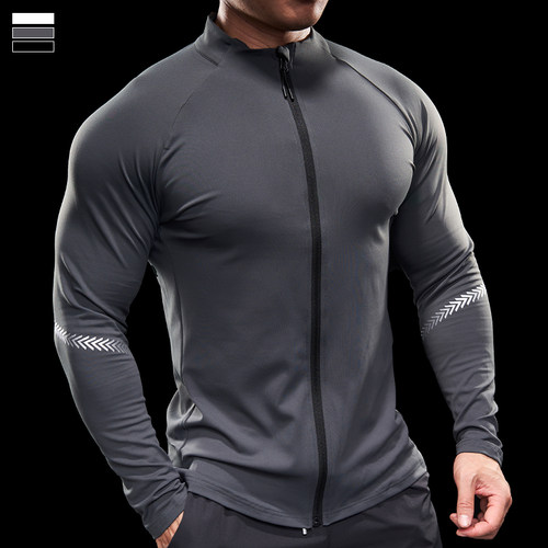 霸道肌肉长袖男健身衣