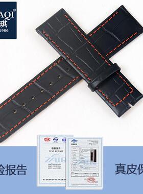 原装代用CK真皮表带黑色橙线K2G271C1K2G211C1男针扣手表配件手表