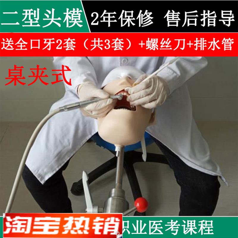 牙科材料口腔器械工具软牙龈备牙根管种植练习模型离体牙二型头模