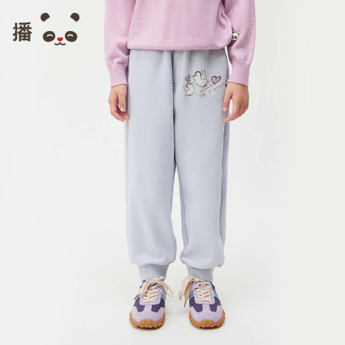 侧边口袋松紧裤腰