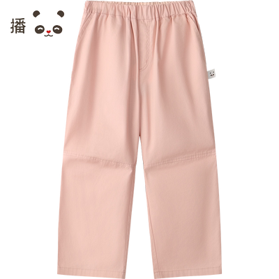 播broadcute童装2024早秋新款男女童裤子休闲休闲裤KER3KD0225