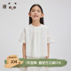 纯色花式 播broadcute童装 短袖 挺括百搭基础款 上衣KGR2H957 时尚