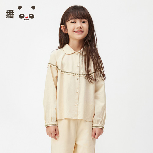 娃娃领长袖