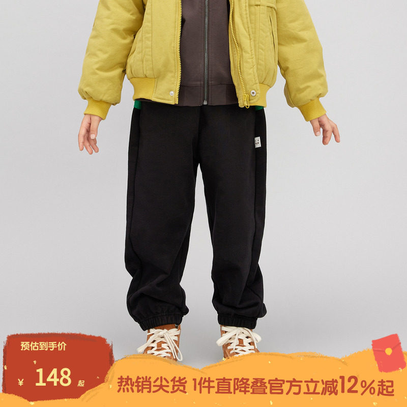 播broadcute童装裤子秋季新款儿童松紧腰束脚裤男女童KEQ3K679,童装/婴儿装/亲子装,裤子,淘宝优惠券,粉丝福利购,淘宝优惠卷