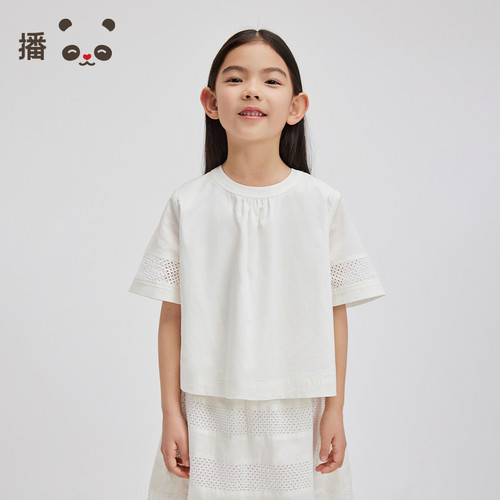 时尚挺括百搭基础款短袖花式上衣