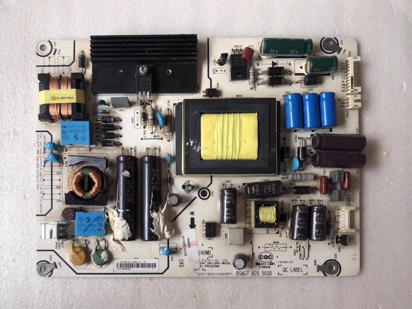 海信LED40K360X3D液晶电视电源板