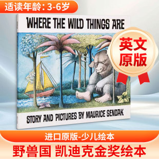 原版 哈珀·柯林斯出版 书 文 WHERE 莫里斯·桑达克 其它外版 图 THE THINGS WILD 图书籍 公司 新华书店正版 ARE 著