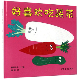 好喜欢吃蔬菜 (日)柳原良平 文图;黄超 译 著 启蒙认知书/黑白卡/识字卡少儿 新华书店正版图书籍 少年儿童出版社