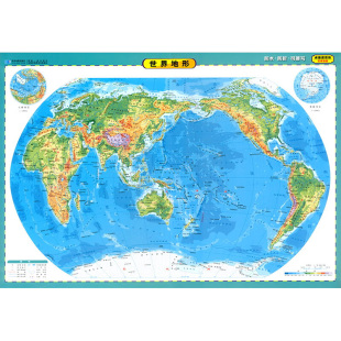 世界地图(桌面速查版) 星球地图出版社 世界行政区划图文教 新华书店正版图书籍 星球地图出版社