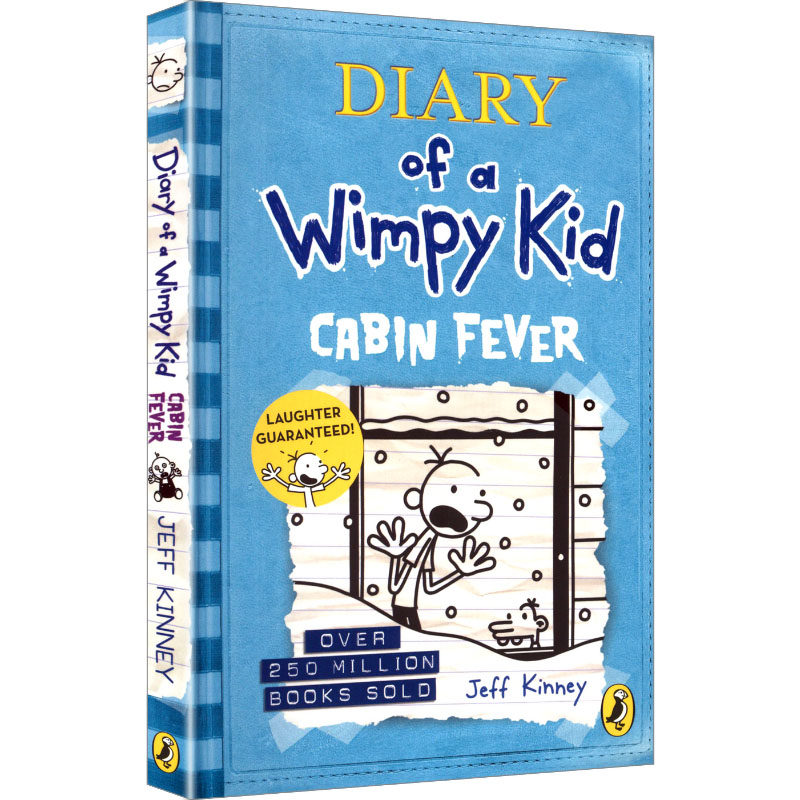 DIARY OF A WIMPY KID: CABIN FEVER (BOOK 6) 杰夫·金尼 图书设计 著 原版其它外版书 新华书店正版图书籍 企鹅兰登书屋,书籍/杂志/报纸,原版其它,淘宝优惠券,粉丝福利购,淘宝优惠卷