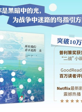 所有我们看不见的光 安东尼多尔 Anthony Doerr 同名美剧原著小说 外国现当代文学现代文学书籍 新华书店正版书 中信出版社