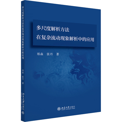 多尺度解析方法在复杂流动现象解析中的应用 郑焱,张丹 著 物理学专业科技 新华书店正版图书籍 北京大学出版社