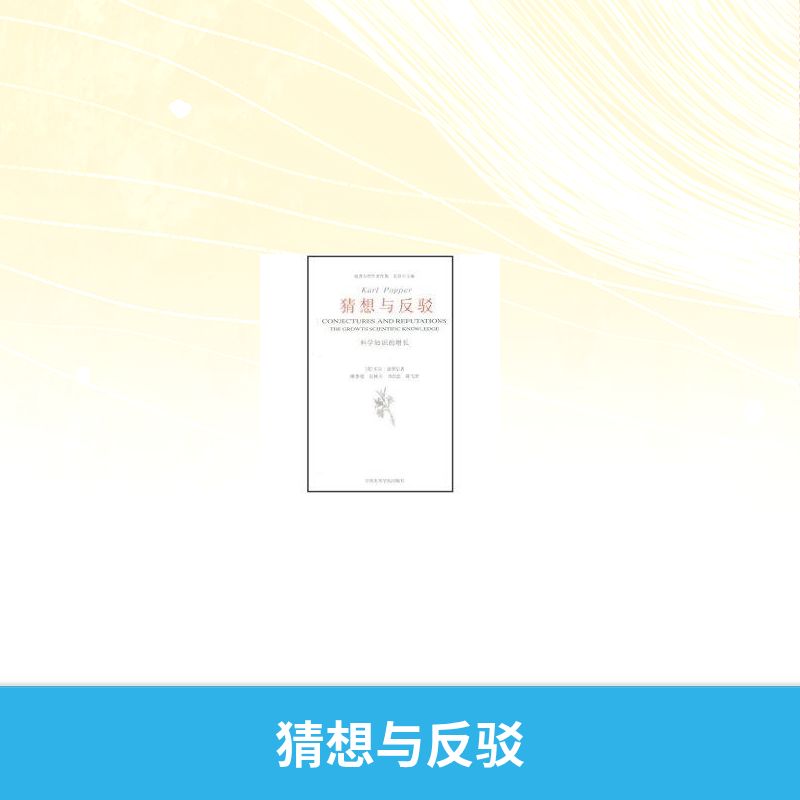 猜想与反驳 卡尔?波普尔 工艺美术（新）艺术 新华书店正版图书籍 中国美术学院出版社