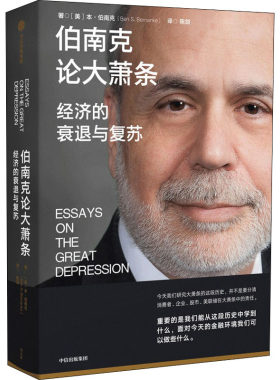 【2022诺贝尔经济学奖得主】伯南克论大萧条 经济的衰退与复苏  伯南克 如何理解和避免经济危机与萧条 中信出版社