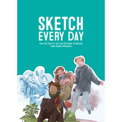 Sketch Every Day Simone Grünewald 著 艺术类原版书外版书 新华书店正版图书籍 FOREIGN PUBLISHER